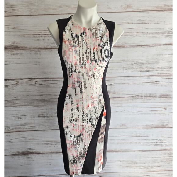 White House Black Market Midi Length Sleeveless Shift Dress sz 0 - Picture 1 of 6